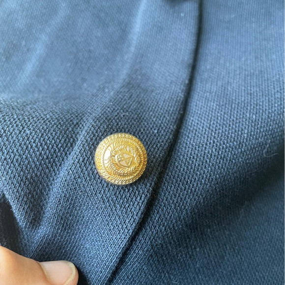 NWT Zara | Girls Navy Sleeveless Dress with Gold Buttons- Holiday | 7 years - Picture 4 of 6